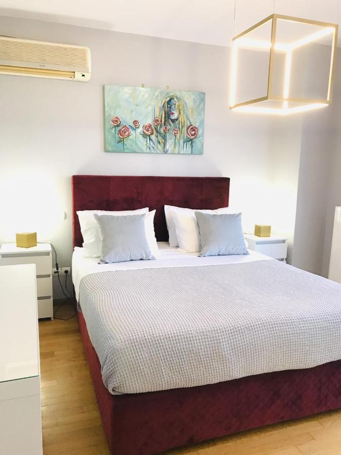 Beautiful Maisonette With A View To The Mountains And The Sea Agia Marina  Bagian luar foto