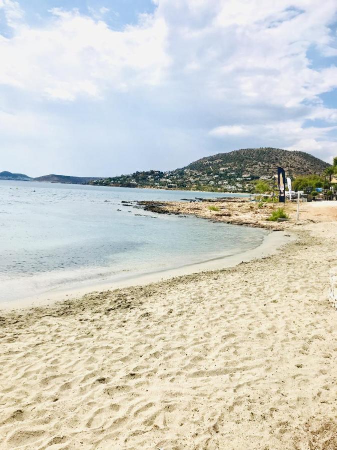 Beautiful Maisonette With A View To The Mountains And The Sea Agia Marina  Bagian luar foto